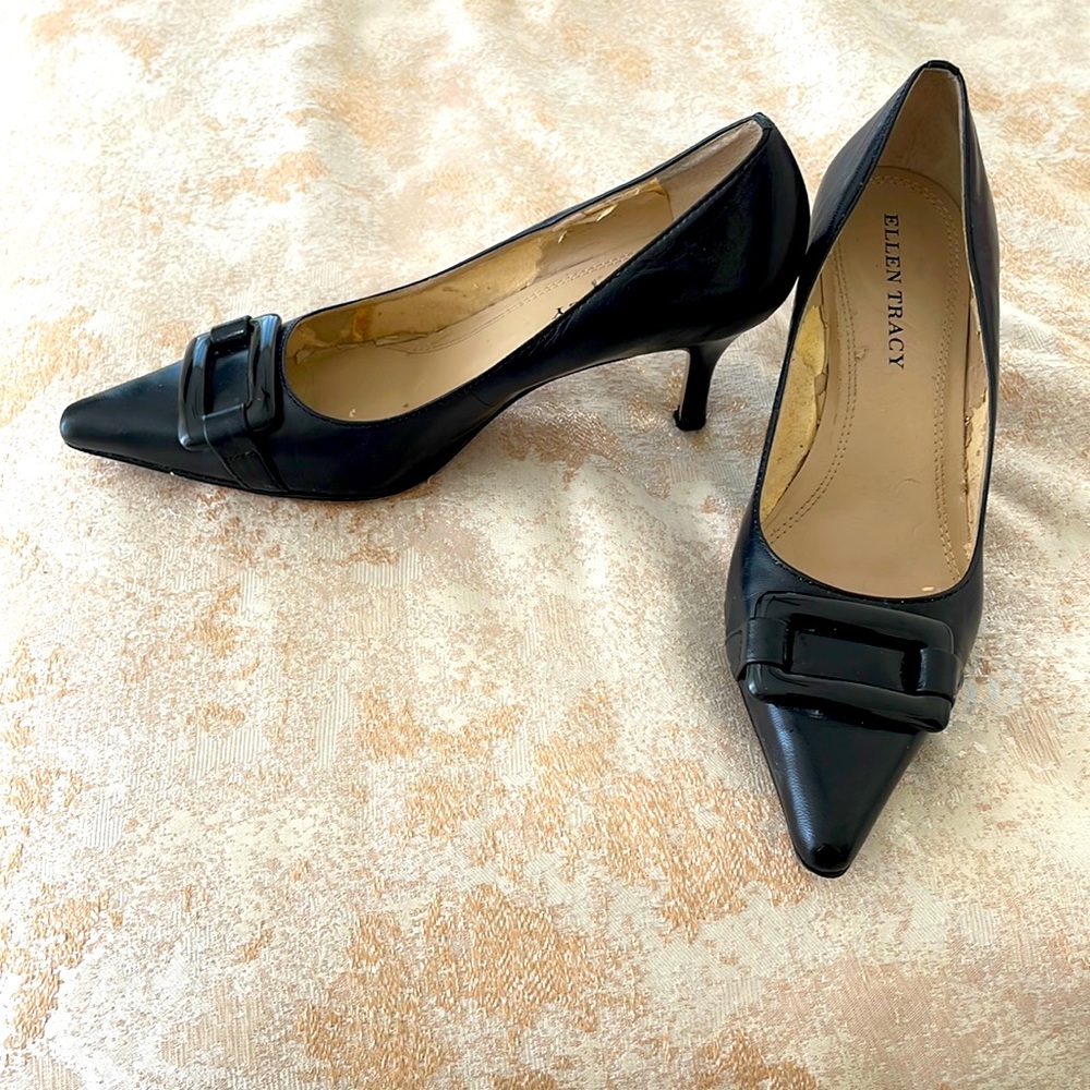 ELLEN TRACY BLACK STYLISH PUMPS